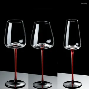 Wijnglazen 2 pc's Black Tie Series Crystal Wedding Party Glassware Drinkware Set Riedel Design Sherry Champagne Bordeaux Goblet