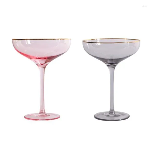 Copas de vino 2024 Cóctel transparente Exquisito cáliz Margaritas Perfecto para servir fiestas en restaurantes caseros espumosos