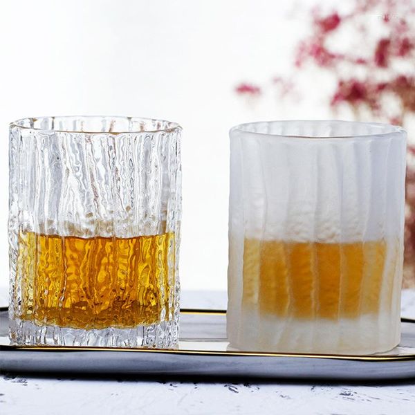 Verres à vin 250-300 ml créatif mer vague verre épais résistant à la chaleur whisky Vodka saké fruits Shochu tasse maison Bar ensemble de mode