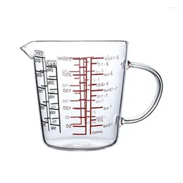 Verres à vin, tasse à mesurer en verre de 250Ml, pichet à lait, mesure résistante à la chaleur, échelle de crème, thé, café, micro-ondes