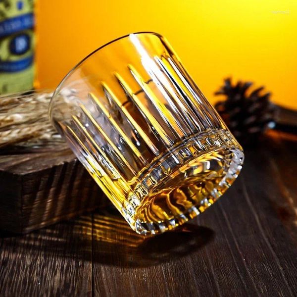 Casas de vino 290ml/335ml de cristal de vidrio Cristal extraño para bares de bar tazas al por mayor de estilo europeo copa de whisky
