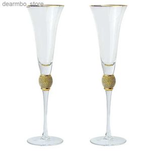 Wijnglazen 2 stks Creative Old Rimmed Lass Cup Red Wine Cocktail Champane Whisky Lass Drink Cup Bar Party Oblet Weddin Leveringen IFT L49
