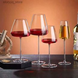 Copas de vino Envío gratis 2 piezas Copas de vino tinto Copa de champán Copas de vino Sopladas a mano Tallo largo Perfecto para uso diario en rojo o blanco Q231115