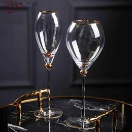 Verres à vin 2 pièces rétro Phnom Penh verre à vin cristal Champagne verres gobelet fête de mariage verre tasse Drinkware saint valentin cadeaux 400 ml L240323