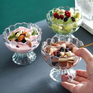 Verres à vin 3/6 pièces, tasse à Dessert, tasses à Pudding à la crème glacée, parfaites pour les jus de Fruits, salades, Cocktails, Muffins