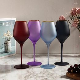 Copas de vino 380ml 420ml copas creativas de vidrio esmerilado champán whisky cerveza copa cóctel copa jugo Bar Drinkware