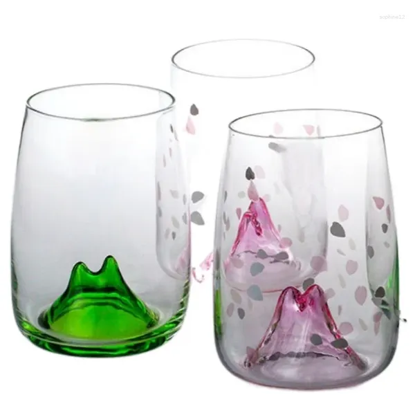 Verres à vin 400 ml de cerise de fleur de fleur Aoyama Vodka Vodka Cup Shochu Cup Exquis Match Gift Sett