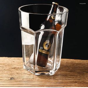 Casas de vino 4200ml cerveza Steins de gran tamaño taza gigante de vidrio de gran capacidad botella de agua