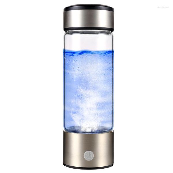 Verres à vin 430 ml Portable USB riche en hydrogène ioniseur d'eau fabricant tasse générateur bouteille argent