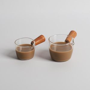 Wijnglazen 50/75/100ML Kleine Kop Met Espresso Voor Melk Steak Sap Emmer Suiker Tank Dip schaal Japanse Stijl Glas