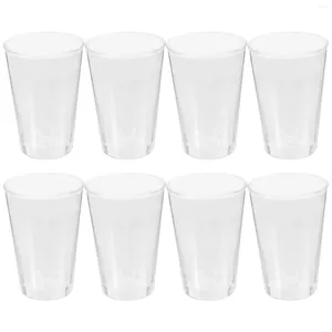 Verres à vin jetables, 50 pièces, gobelets de fête, petit verre en plastique multi-usage, boisson d'eau réutilisable