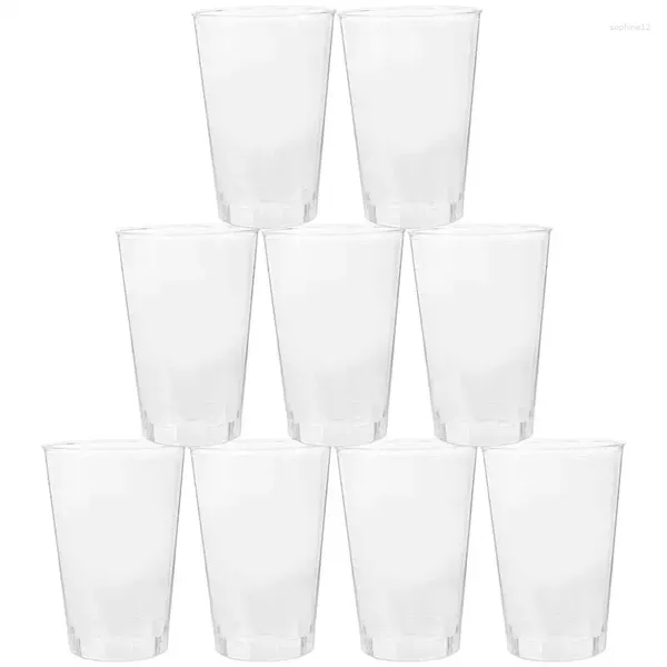 Copas de vino, 50 Uds., 360ml, vasos reutilizables de plástico duro transparente, vasos para Fiesta de bodas, vasos de cristal para beber