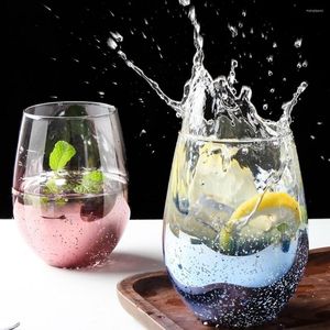 Verres à vin 600 ml INS ciel étoilé verre bouteille d'eau ménage gros ventre tasse lait jus café Smoothie boisson bière tasse