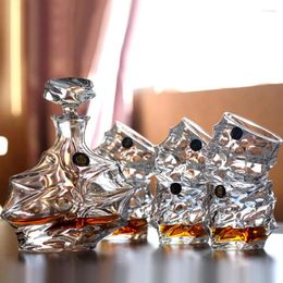 Verres à vin 7 pièces/ensemble Styles européens coupe en verre de cristal whisky et Brandy grande capacité Bar El Drinkware fête boire