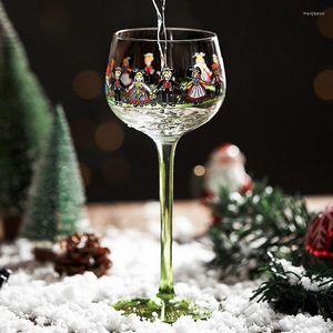 Copas de vino Alsace Villain Glass Goblet Red Creative Champagne Cocktail Mujer Linda Navidad