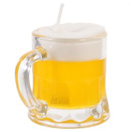 Verres à vin à bière Cadeaux pour hommes mignons en verre transparent midi décor petite tasse en vrac bougies parfumées