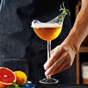 Wijnglazen vogelglas transparante vogelvormige cocktail loodvrije hoge plankbar