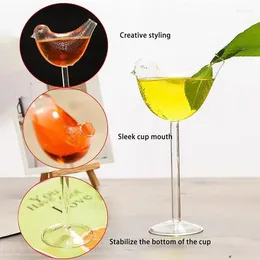 Verres à vin Cocktail de forme d'oiseau 150 ml champagne haut créatif de consommation de consommation de consommation pour les fêtes KTV mariage