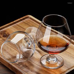 Verres à vin Brandy Coupe En Verre Courte Sans Plomb Clair Whisky Cocktail Home Bar Party Bière Drinkware Vasos De Vidrio 100-500ml