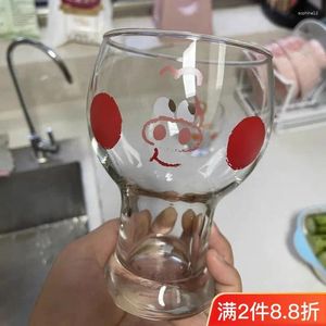 Copas De Vino Dibujos Animados Lindo Pequeño Animal Tigre Taza De Cerveza Ins Viento Hogar Elefante Vidrio Agua Jugo De Leche Personalizado Niños Hogar