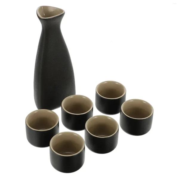 Copas de vino Juego de vasos de cerámica Regalo de negocios Terrarios Jarra de sake Cerámica Hombre Taza de bebidas japonesas