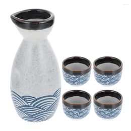 Verres à vin en verre de céramique Ensemble de riz fine tasse de saké japonaise et céramique Saki