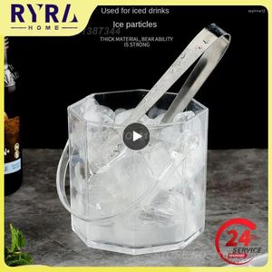 Verres à vin, seau à Champagne, fabrication exquise, ustensiles à boire de haute qualité, pince à glace en plastique, fût de bière Transparent