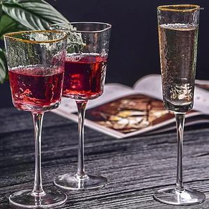 Wijnglazen Champagne Fluiten Espressokopjes Premium kwaliteit Helder Cocktail Rood Huishoudelijk Feest Drinkgerei Benodigdheden
