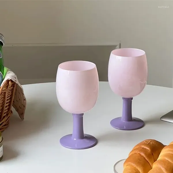 Verres à vin Champagne en verre tasse