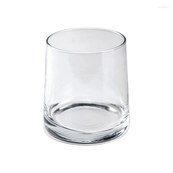 Verres à vin Vase clair 2pcs Bar Brandy Verre Solide Coloré Facile à Nettoyer Lave-vaisselle Lavable Pour Boire Blanc Rouge