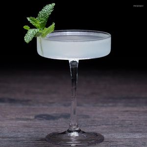 Wijnglazen cocktailglas met platte bodem Japanse klassieke bekerbar Professionele beker 140 ml