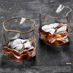 Verres à vin Cocktail Verre whisky court européen japonais bar créatif personnalité whisky bière verre buvant une tasse de brandy