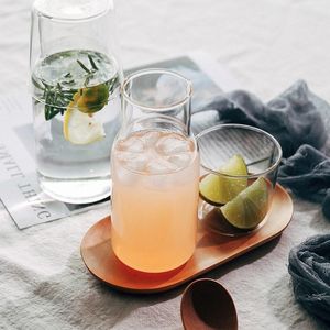 Verres à vin, tasse à café, Carafe à eau avec gobelet, bouteille froide, ensembles de tasses, chevet, résistance aux hautes températures