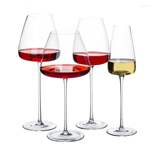 Verres à vin Collectibles en verre rouge