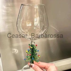 Wijnglazen Kleur Glas Koreaanse stijl Waterbeker Kerstboom Versieren Geschenkbeker Creatief Artistiek Hoge kwaliteit Nieuw product Mooi x0904