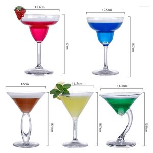 Wijnglazen creatieve acryl cocktailglas gepersonaliseerde materiaal bar martini margarita champagne