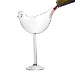 Wijnglazen creatief cocktailglas uniek vogelvormig ontwerp ransparante beker nieuwigheid drinkware voor home party bar