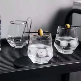 Wijnglazen creatieve kristalglas wisky stengelloze cocktail verres pour boire champagne bar keuken huis