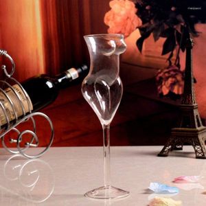 Verres à vin créatif corps humain cristal verre rouge Borosilicate beauté gobelet pour Bars maison fête anniversaire cadeau