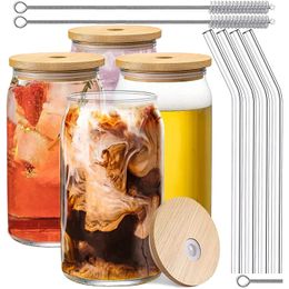 Weingläser Kreative Saft Milch Glas Tasse mit Deckel und St Bubble Tea Transparent Bier Kaffee Hohe Borosilikat Drinkware Drop Liefern DHDVF