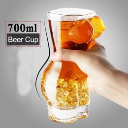 Wijnglazen Creatieve Dame Mannen Lichaamsvorm Water Bierglas Beker Duurzaam Whiskey Glazen Wijn S Glas Grote Borst Bier Mok Drinkware 700ml 230625