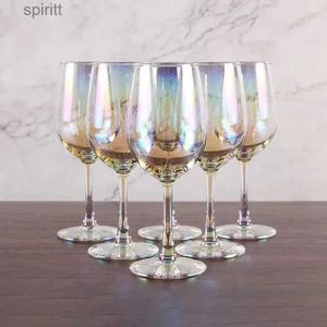 Wijnglazen Creatieve Sequin Blue Wine Glass Cup Cups Glas Champagne Glazen Set Wijnglas Cup voor Alcohol Originele Cocktailglazen Spirit YQ240105