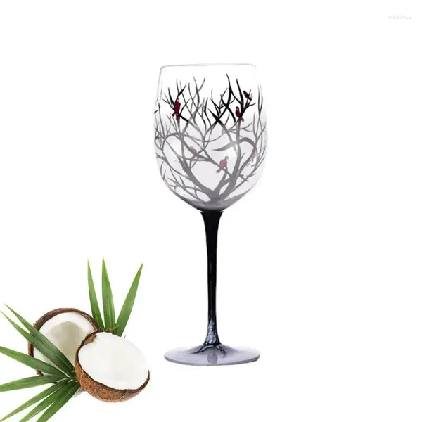 Copas de vino decorativas con diseño de árbol de las cuatro estaciones, vajilla de Lolita para mujeres, hombres y amantes, regalo grande para el hogar