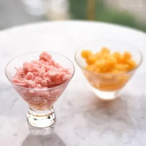 Verres à vin dessert tasse de glace à la crème glacée pour les boissons hydriques