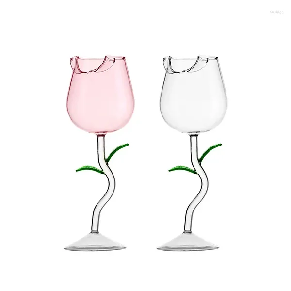 Verres à vin verres à boissons gobelet verre pour boire tasses transparentes tasse drôle verre à vin tasses mignonnes jolie barre esthétique