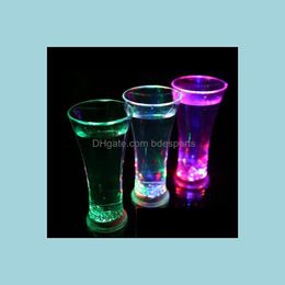 Wijnglazen drinkware keuken eetbar huizen tuin water inductie mok led licht licht beker originaliteit fruitsap cups colorf voor