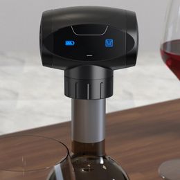 Şarap Bardakları Elektrikli Vakum Tıpalar Otomatik Şişe Tasarrufu Yeniden Kullanılabilir Taze Tutma Bar Aracı 230627