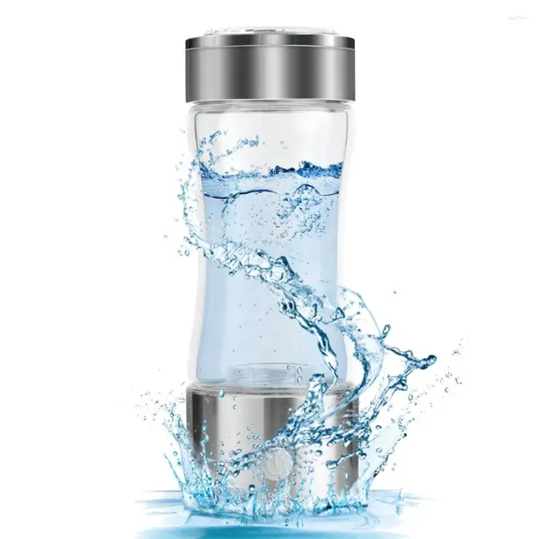 Verres à vin électrolyzed hydrogène Bouteille de bouteille portable pour le bureau à domicile voyage USB Charging Glass Cup