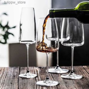 Verres à vin Europe verre cristal rouge Champagne mousseux Bar hôtel famille mariage boisson L240323