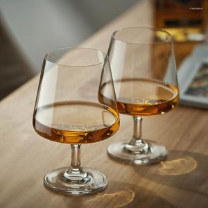 Verres à vin Style européen Niveau professionnel Brandy Snifters Cristal Cognac Whisky XO Dégustation Verre Rouge Whisky Goblet Footed